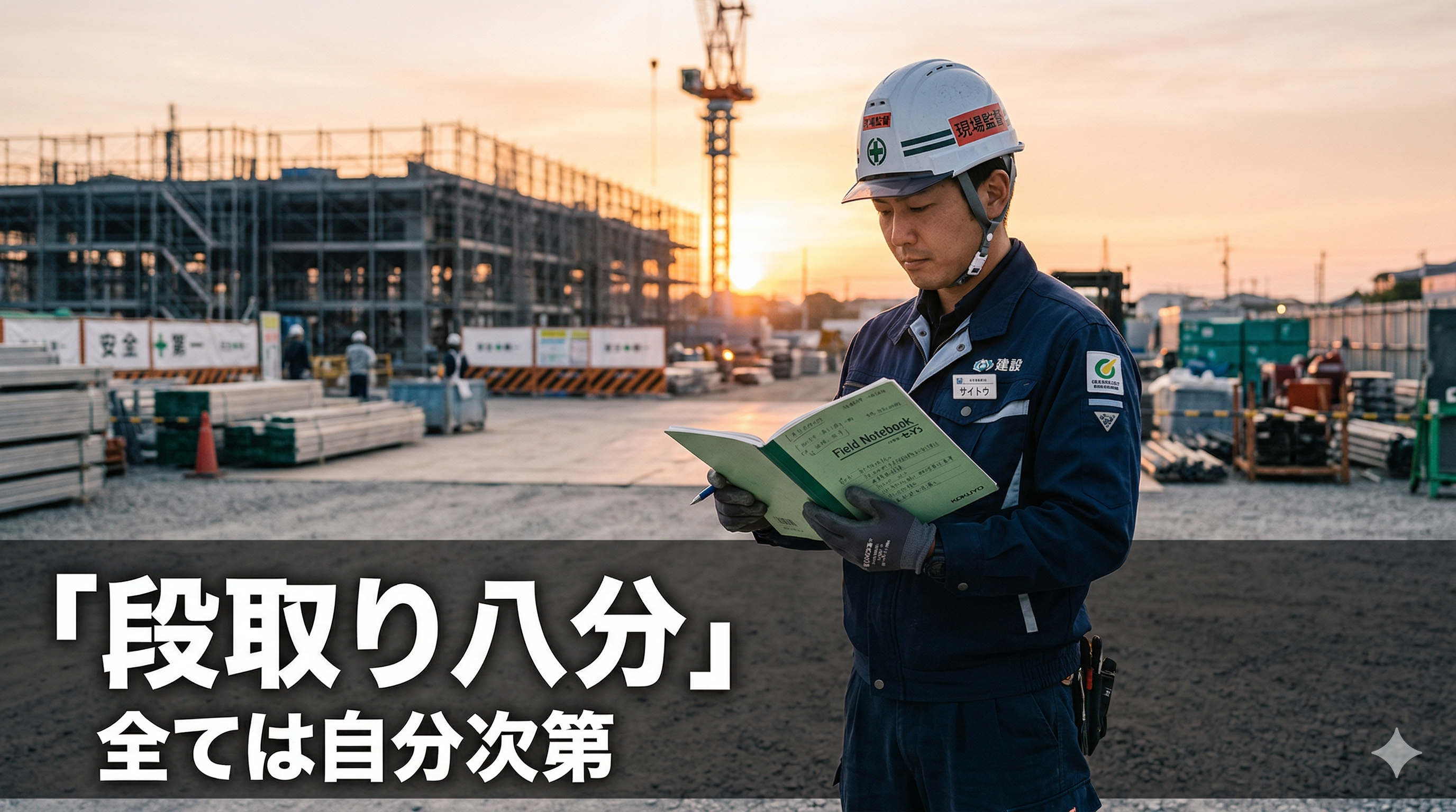 段取り八分 全ては自分次第