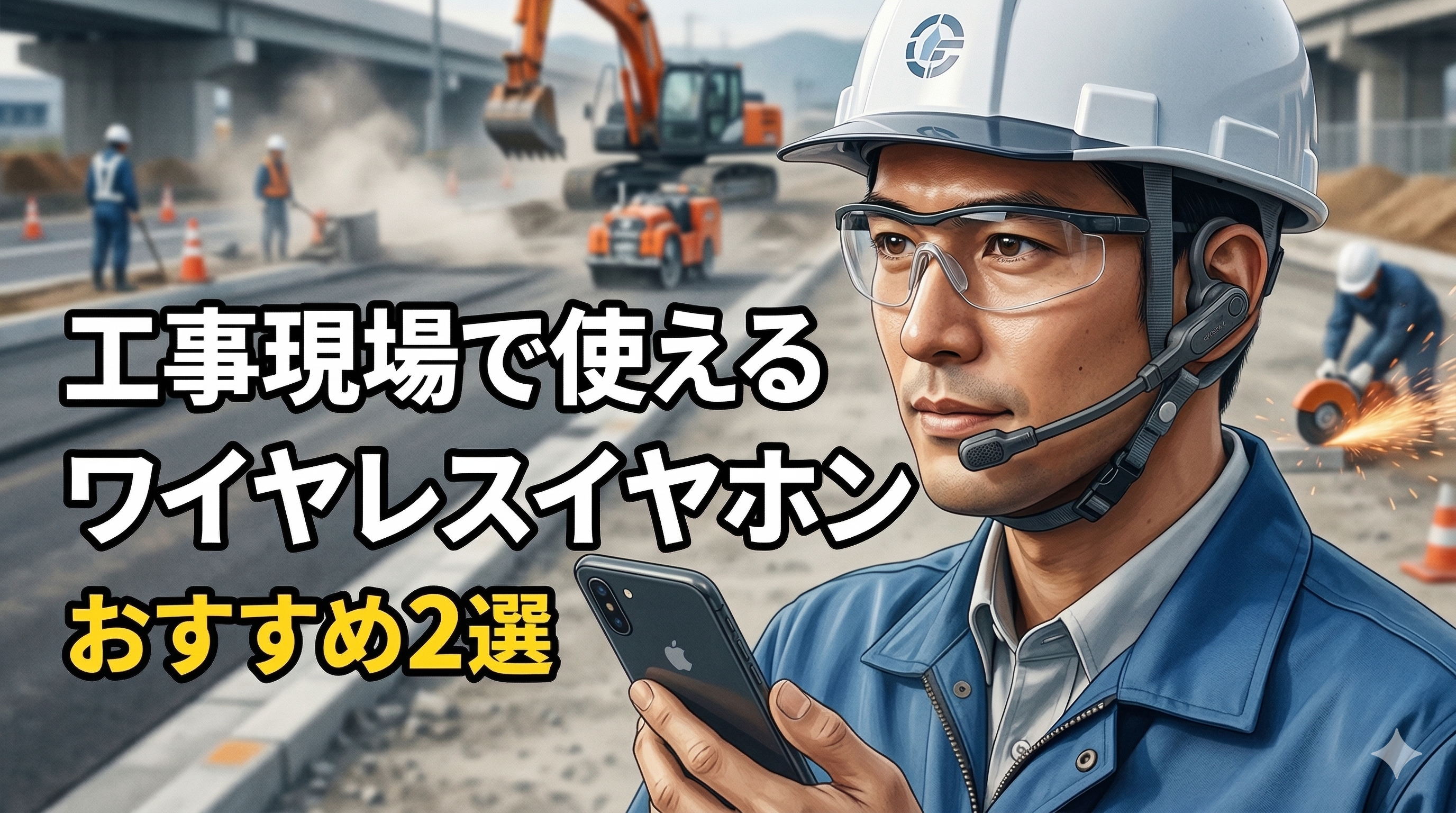 工事現場で使えるワイヤレスイヤホンおすすめ2選｜現場監督が比較